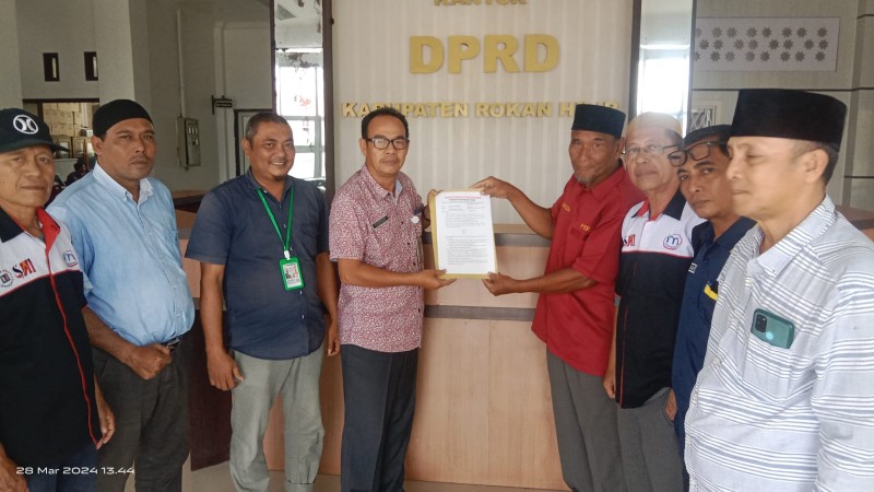 Sorot Dana Participating Interest 10 persen, Gabungan Wartawan Rohil Sampaikan Surat Audensi ke DPRD