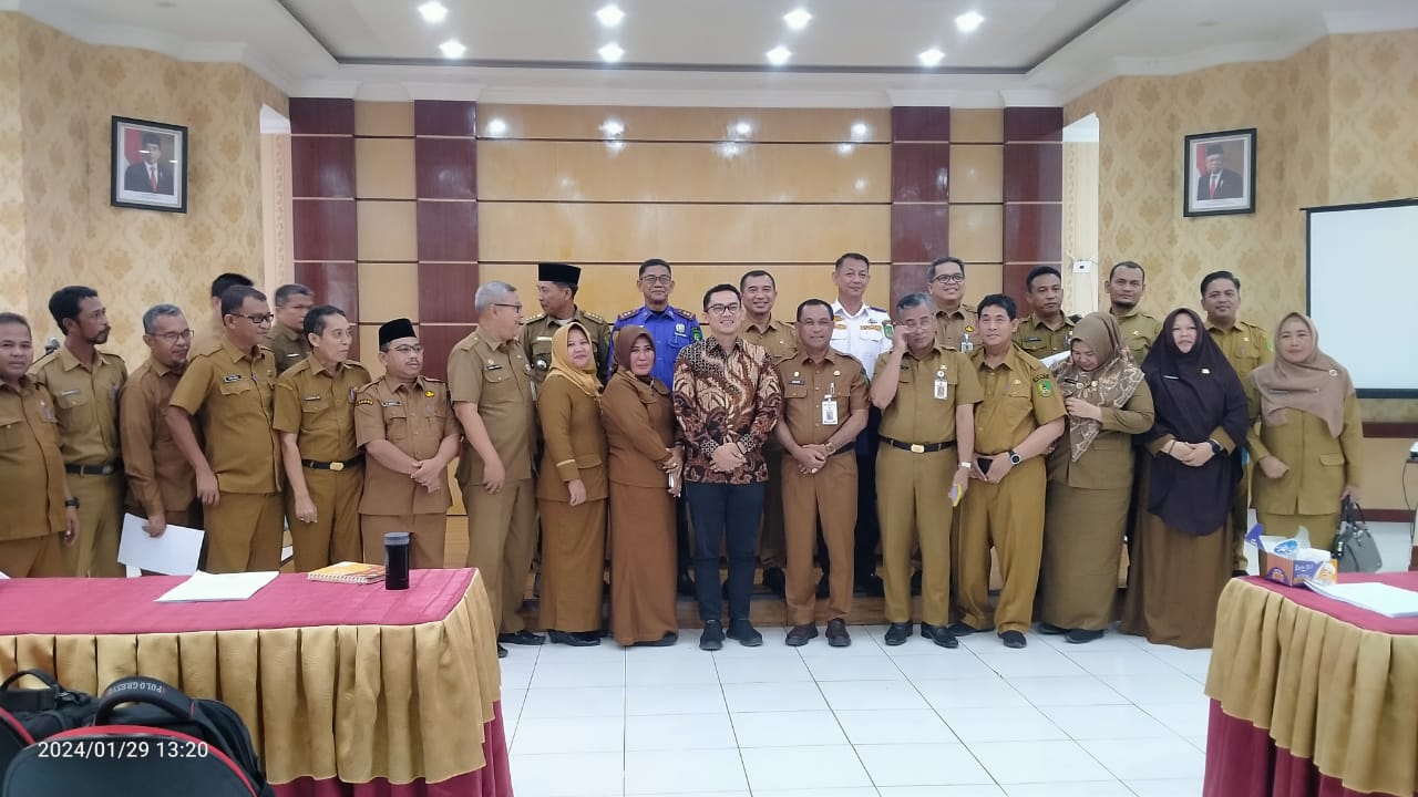 Lakukan Kunker ke Rohil, DPD RI dan Sekda Rohil Sosialisasikan Penyusunan DIM RUU Aset Daerah
