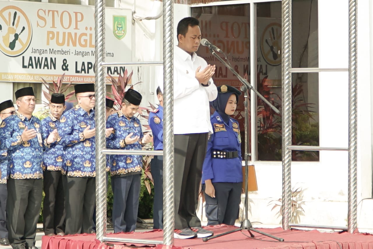 Wabup H. Sulaiman Pimpin Apel 17 Hari Bulan dan Halal Bihalal Idul Fitri 1445 H