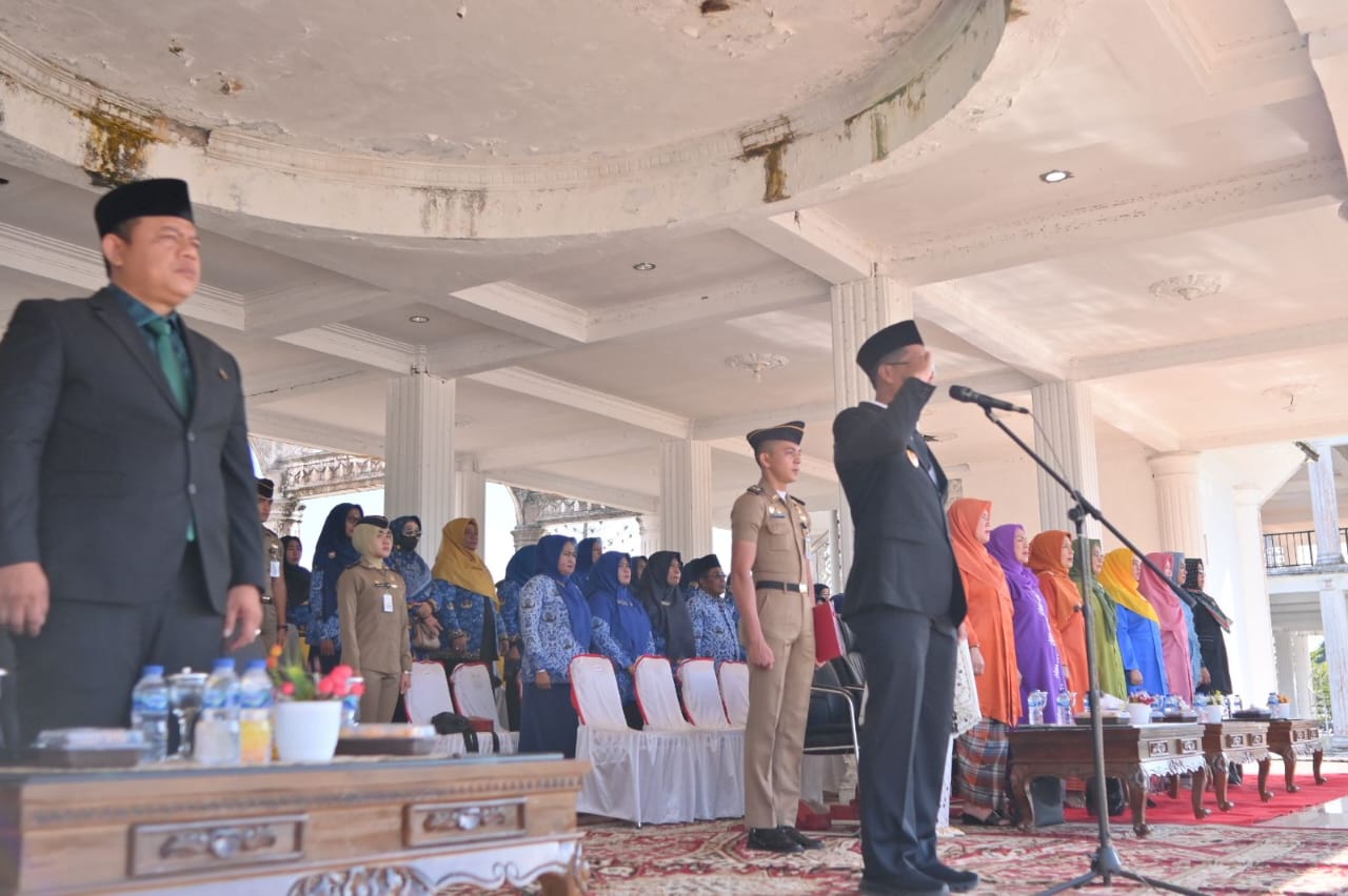 Wabup Rohil Pimpin Upacara Peringatan Hari Otonomi Daerah Ke-29