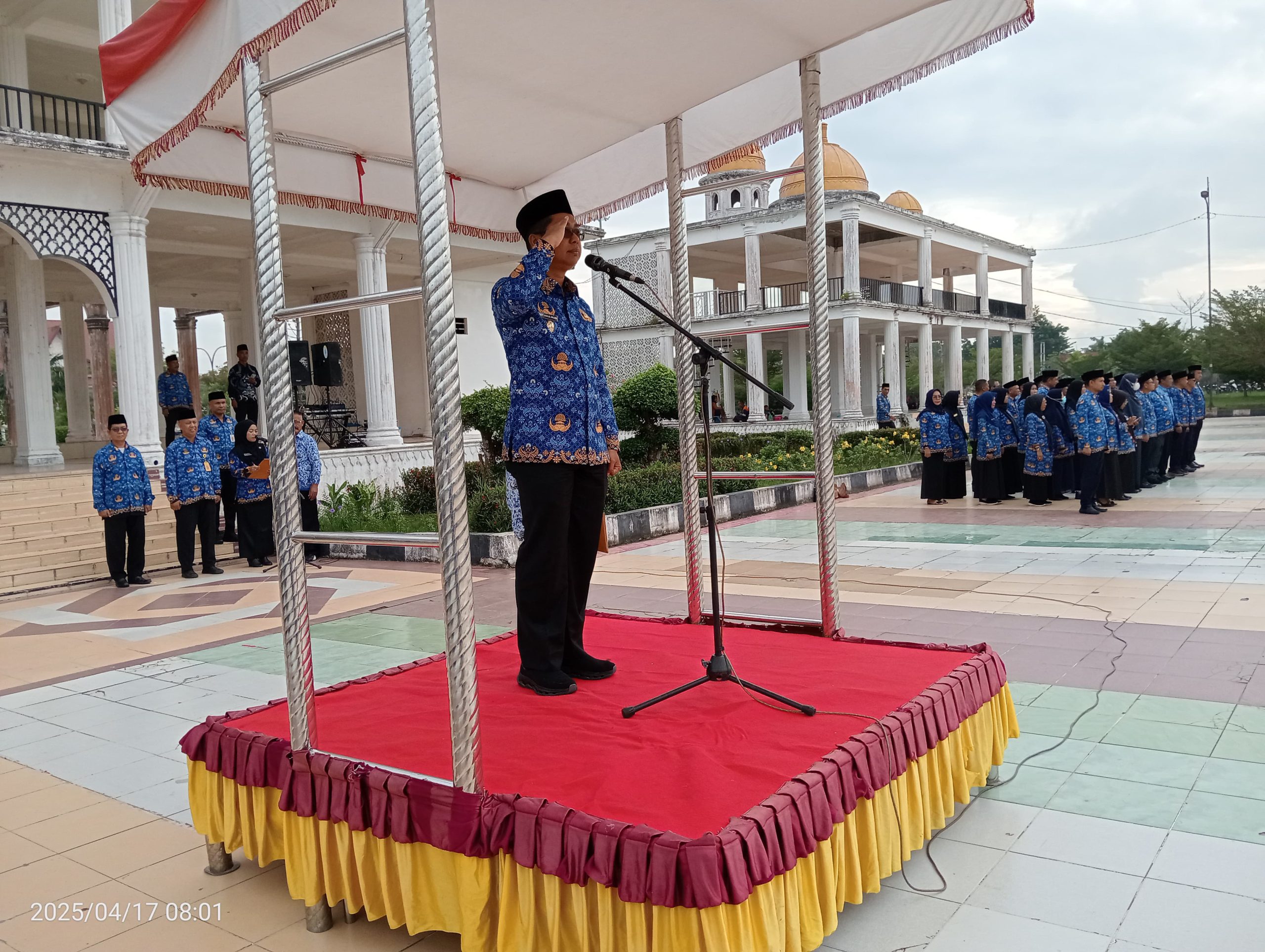 Pesan Wabup Rohil di Apel Pagi, Pastikan Tidak Ada Jual Beli Jabatan dan TPP ASN Harus Dibayarkan